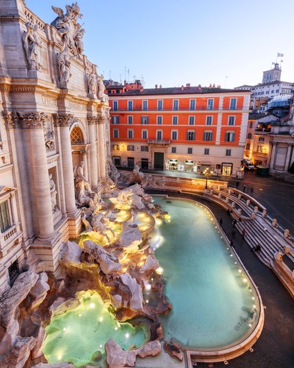 Trevi Fountain in Rome, Italy