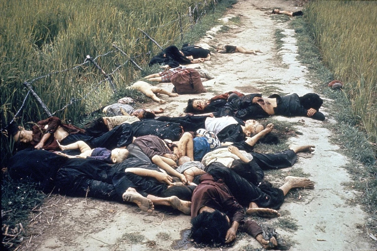 A photo from the  My Lai Massacre, 1968