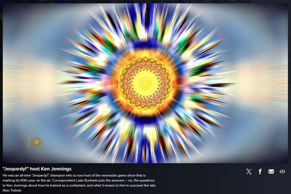 An atomic yellow starburst