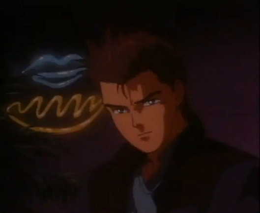 Leon McNichol from A.D. Police trying to put on the smolder for the camera.