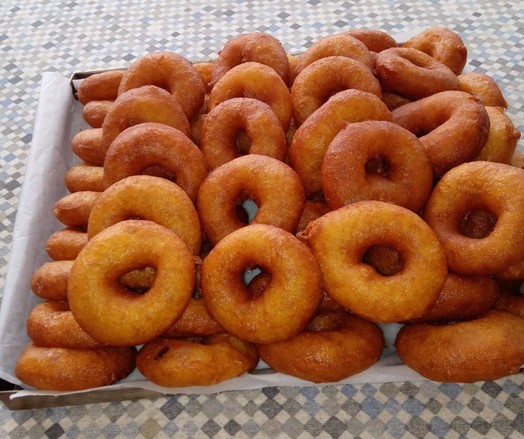 Buñuelos de calabaza o en català Bunyols de Carabassa 