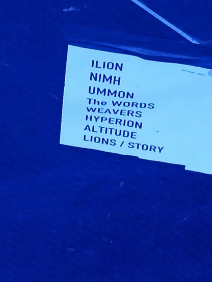 Photo of the playlist.