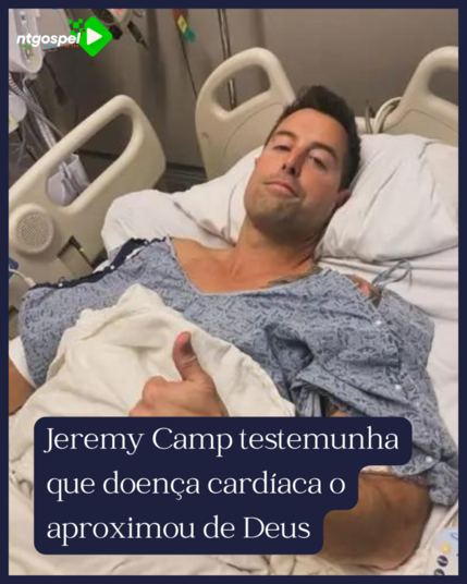 O cantor gospel Jeremy Camp, de 46 anos, recentemente compartilhou em suas redes sociais como uma grave doença cardíaca o aproximou de Deus. Foto: Instagram/Jeremy Camp
