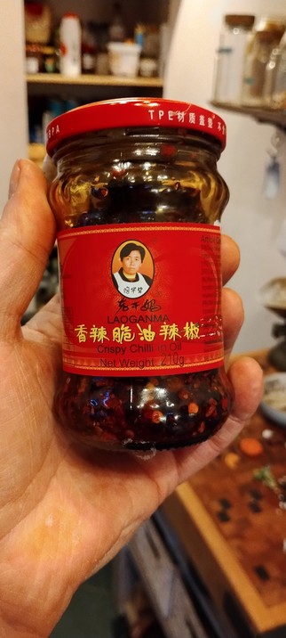 Jar of Lao Gan Ma Crispy Chilli in Oil