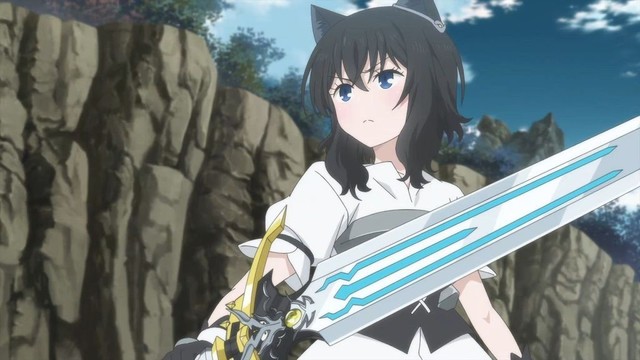 ran and Shishou from the anime series Reincarnated as a Sword.