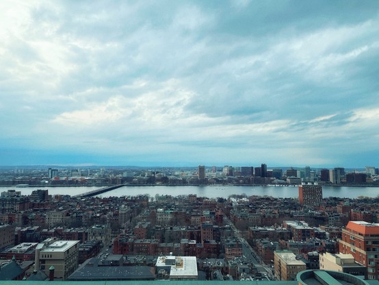 view of the Back Bay in Boston