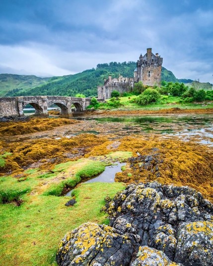 Eilean Donan Castle in Scottish Highlands