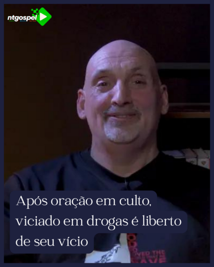Conheça a história de André, um viciado em drogas desde a adolescência que teve seu vício superado após uma oração em culto. Foto: Reprodução/YouTube/Frontrunners Ministries - NL