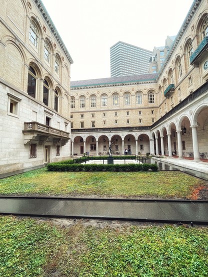 Courtyard at the Boston Public Library