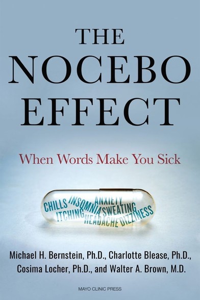 Can beliefs make you sick? Consider "The June Bug" incident from a US textile factory in the early 1960s. Many employees began to feel dizzy, had an upset stomach, and vomited. Some were even hospitalized. The illness was attributed to a mysterious bug biting workers. However, when the CDC investigated this outbreak, no bugs or any other cause of the illnesses could be identified. Instead, it appears to be an illness caused by the mind -- that is, sickness due to expectation. 
 It provides a lens for understanding how sensationalized media reports that sound alarm about public health might even become a self-fulfilling prophecy. It might even explain the mysterious symptoms associated with Havana Syndrome, during which dozens of US government employees fell ill after reportedly being exposed to an unidentified sound wave in Cuba. 
We are just discovering the power behind this effect and how it can be ethically mitigated. Enlightening and startling, The Nocebo Effect is the first book dedicated to investigating this fascinating phenomenon by the foremost experts in the field. 
Review
"In this pioneering book, leading researchers show how words help shape our conscious experience of the world, which in turn directly affects our bodies and our health. The more we know, the more we can say ‘no’ to nocebos.”— John Bargh , Susan Nolen-Hoeksema Professor of Psychology and Cognitive Science, Yale University, and author of Before You Know It: The Unconscious Reasons We Do What We Do 