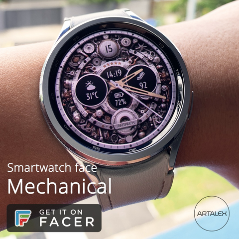 Smartwatch face: Mechanical 