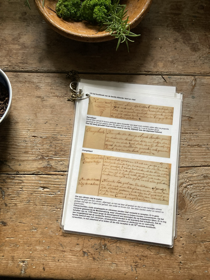 Recepten uit kookboek van de Menkemaborg 