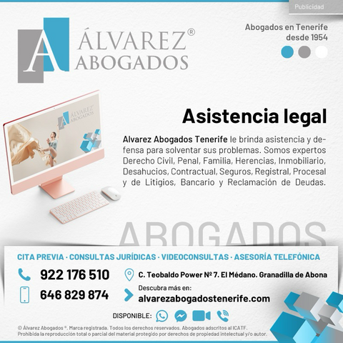 Asistencia legal. Alvarez Abogados Tenerife. 