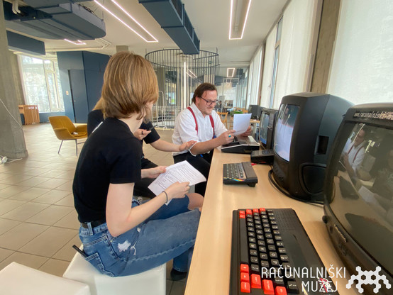 photo of people with computers