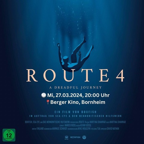 Filmplakat:

Ein Mensch versinkt in blauen Tiefen

ROUTE 4
A dreadful Journey

Mi, 27.03.2024, 20:00 Uhr
Berger Kino, Bornheim