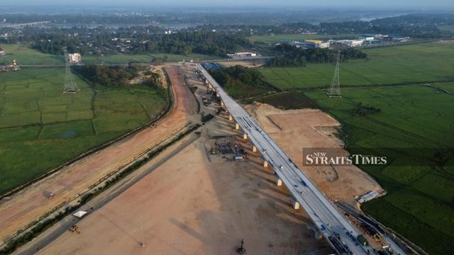 East Coast Rail Link project under construction at one of its site. / Photo from linked article.