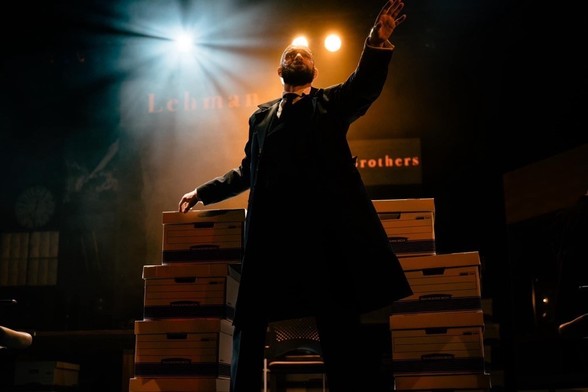 A photo from The Lehman Trilogy at Playhouse on the Square, Memphis. 