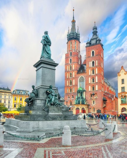 Rainbow in Krakow, Poland