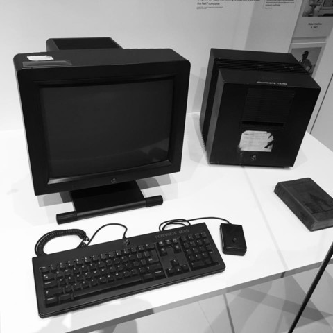 The original NeXT computer used by Sir Tim Berners-Lee.