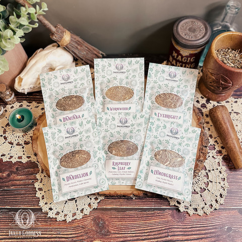 A photo of the exclusive "Psychic, Intuition, and Divination Herb Set" product from IGC.