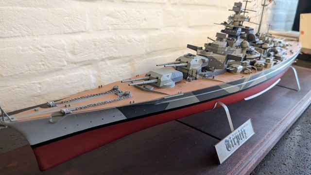 Tamiya Tirpitz 1/350, RC model