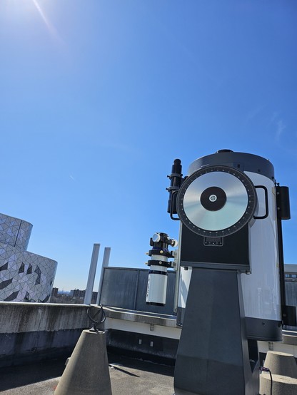 The 40cm telescope at Allan I Carswell Observatory this 2024 Easter Monday 