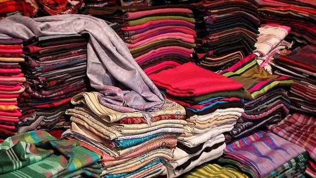 Multicoloured clothes