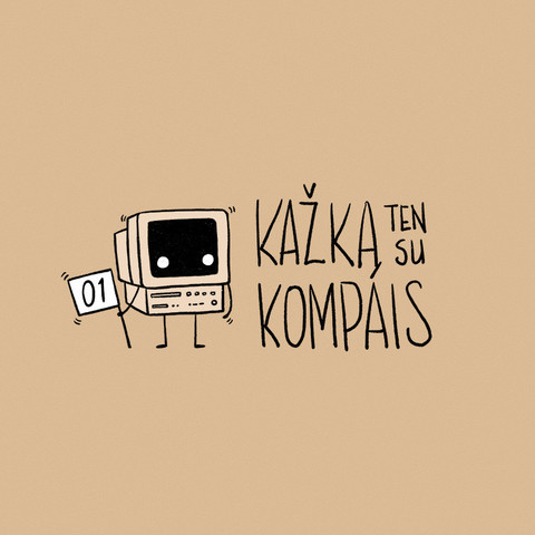 Kažką ten su kompais logo