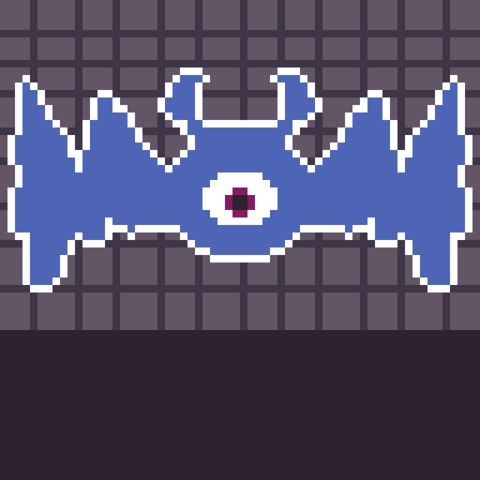 Pixel art of a Gloomgrave bat.