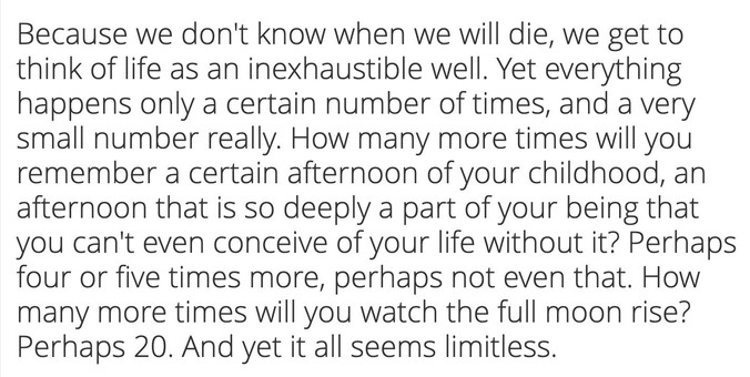 Paul Bowles quote from The Sheltering Sky. 