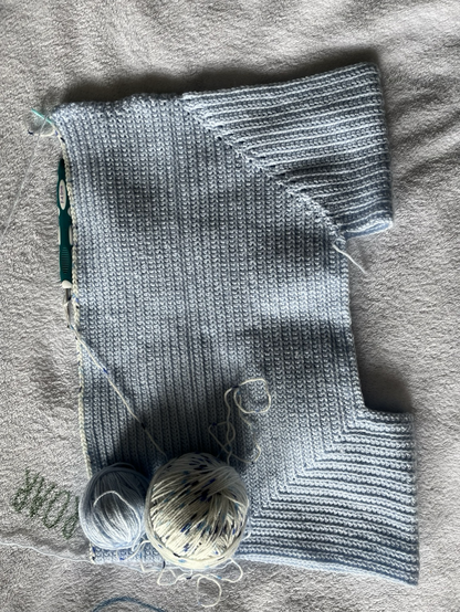 Jetzt geht es mit dem Muster los 