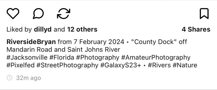 Inline hashtags