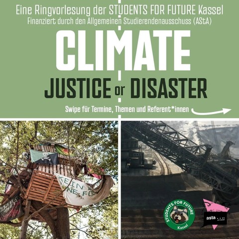 Ringvorlesung

Climate
Justice or Disaster