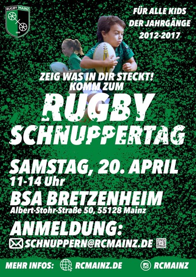 Flyer zum Schnuppertraining