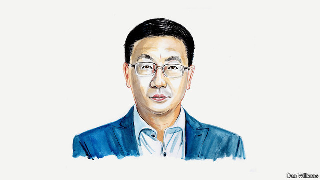 drawing of Chinese expert on Russia Feng Yujun 