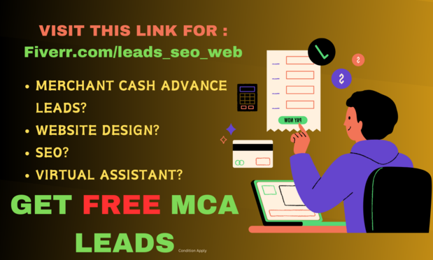mca leads merchant cash advance business loan