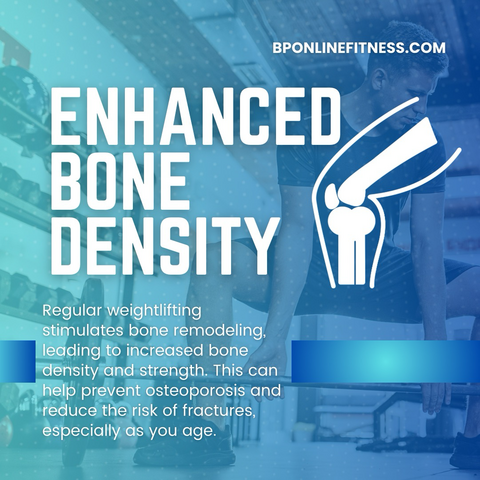 Enhanced Bone Density with Regular Weightlifting
