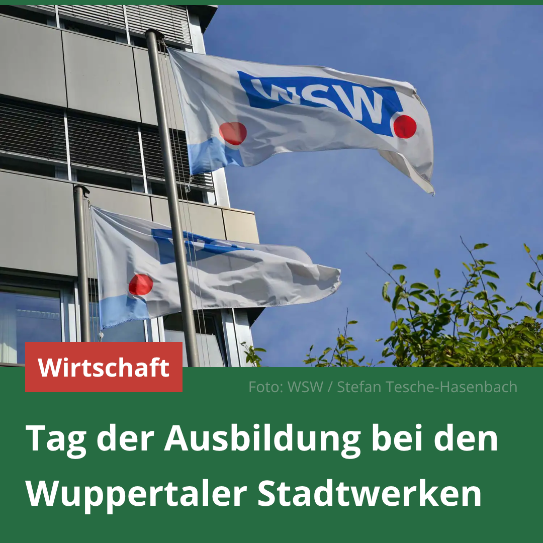 Schüler können sich am Samstag bei den Wuppertaler Stadtwerken (WSW) über die angebotenen Ausbildungsberufe informieren...