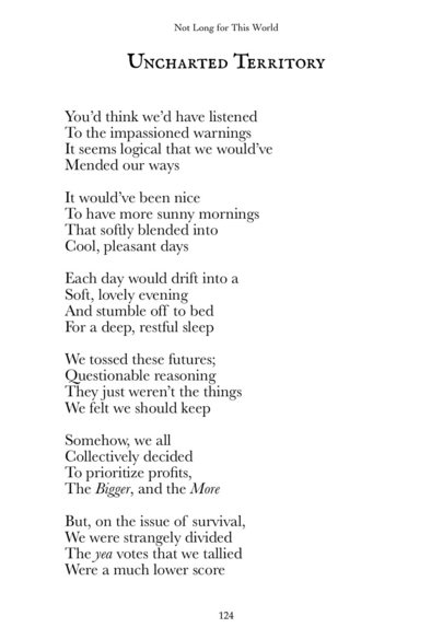 Not Long for This World, by Kevin Trent Boswell 