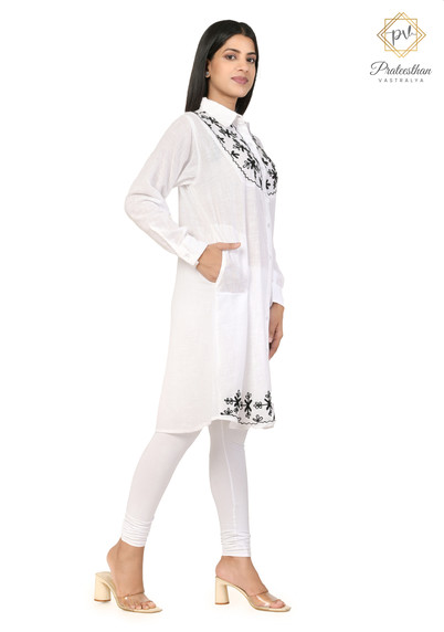 White Women's Kurti
