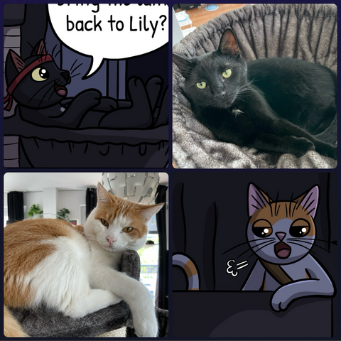 Comparison of Jojo and Logan in real life and in the comic