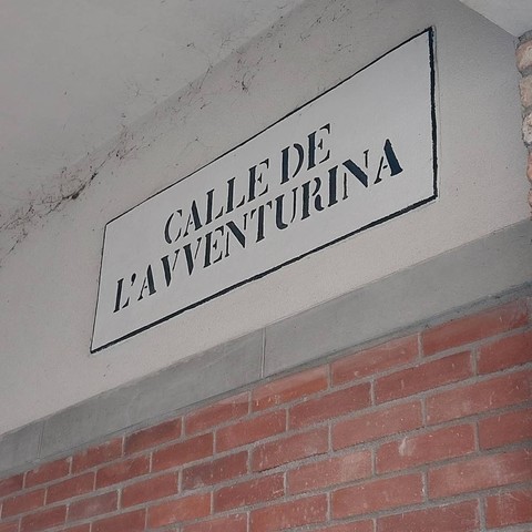 They called the passageway the alley of little adventures. I used to meet up with my Salvatore a few meters further on when we had just got to know each other. So the name was more appropriate for the road there. Saluti, Donatella Morosini #Venice