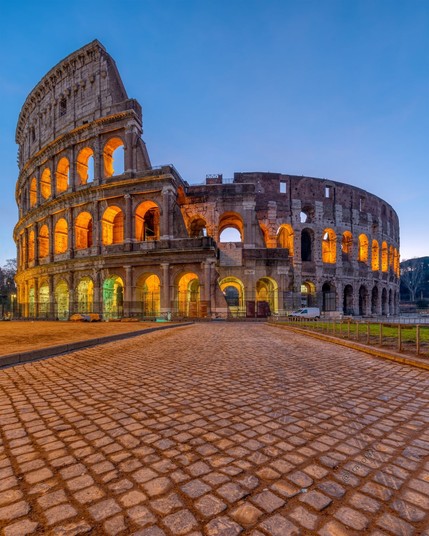The Colosseum in Rome, Italy