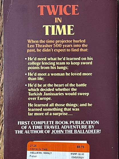 Twice in Time back cover