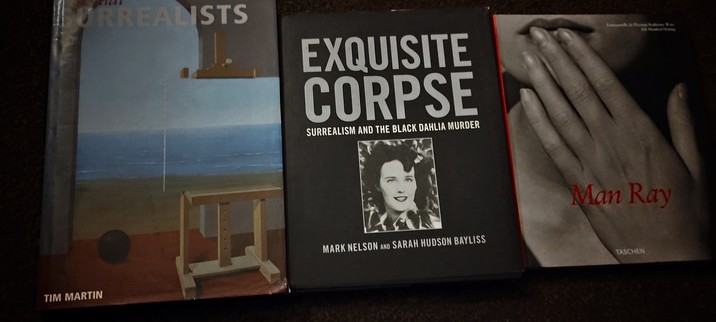 Book covers - Surrealists. Exquisite Corpse and Man Ray 