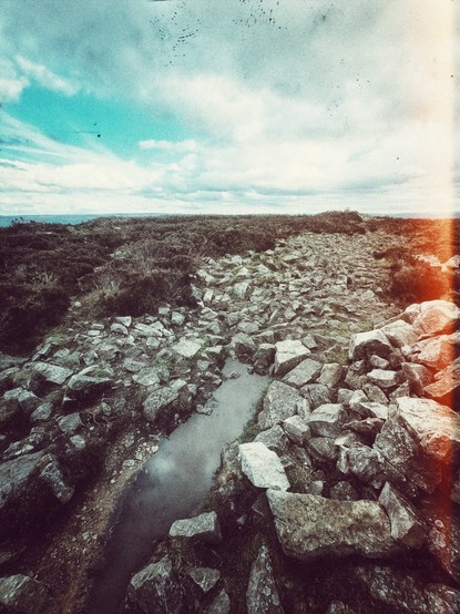 An image of the rocky road to the stiperstones