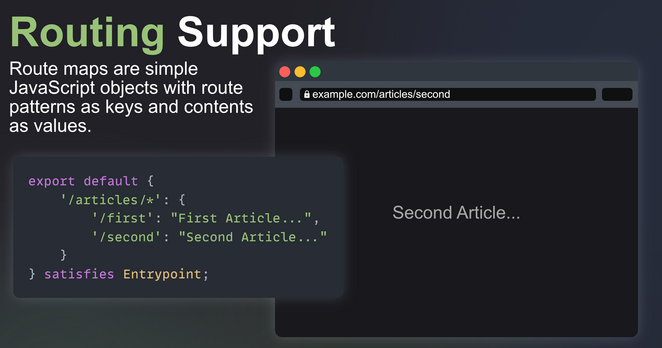 Routing Support