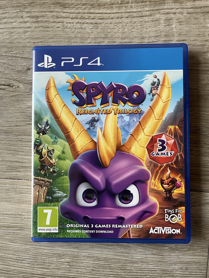 Spyro Reignited Trilogy game case 