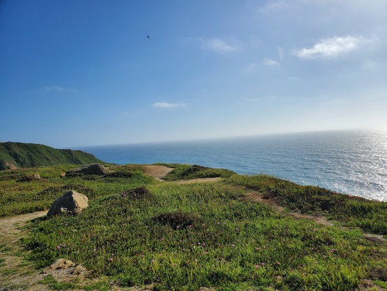 Where the land meets the sea, at one of my favourite hiking spots.