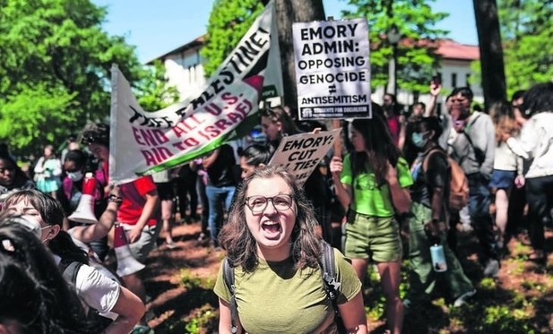 Detienen a manifestantes propalestinos en campus de Boston y Arizona